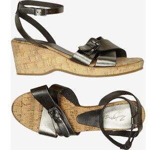 Young Spirit, Metallic Platform Sandals | Made in Germany | Size 40 (US 9-9.5)